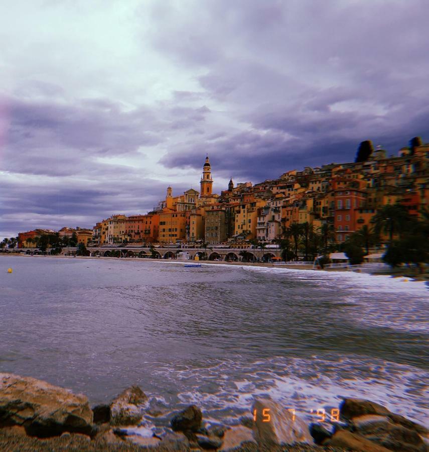 Le Palmaro Apartman Menton Kültér fotó